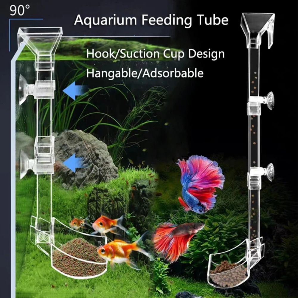 Aquarium Fish Jar - New Transparent Aquarium Fish Tank Feeder
