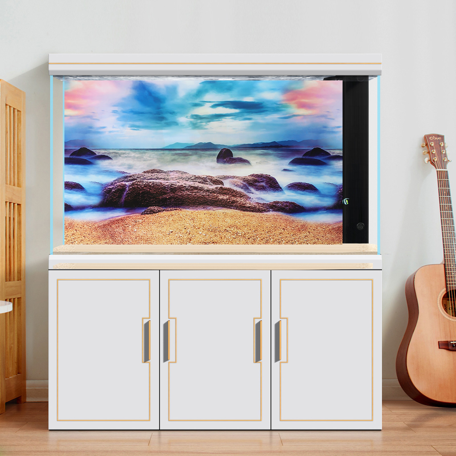 Aquarium Fish Poster - Fish Tank Paper 3D HD Decor