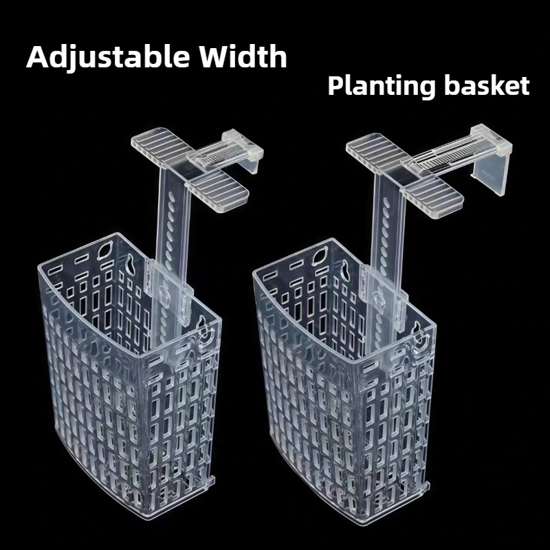Aquarium Fish Jar - Aquarium Plant Holder Adjustable Height Lifting