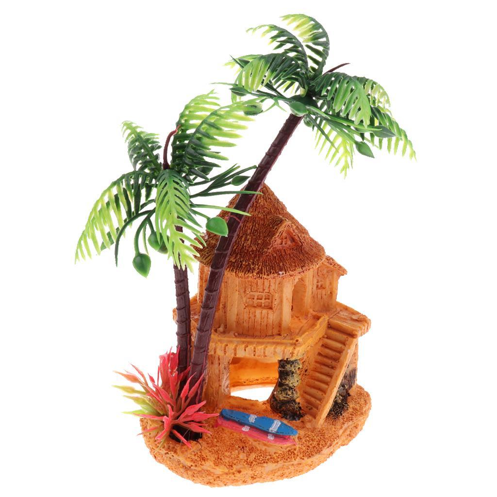 Artificial Coconut Tree Hidden - Aquarium Fish Cave review and price