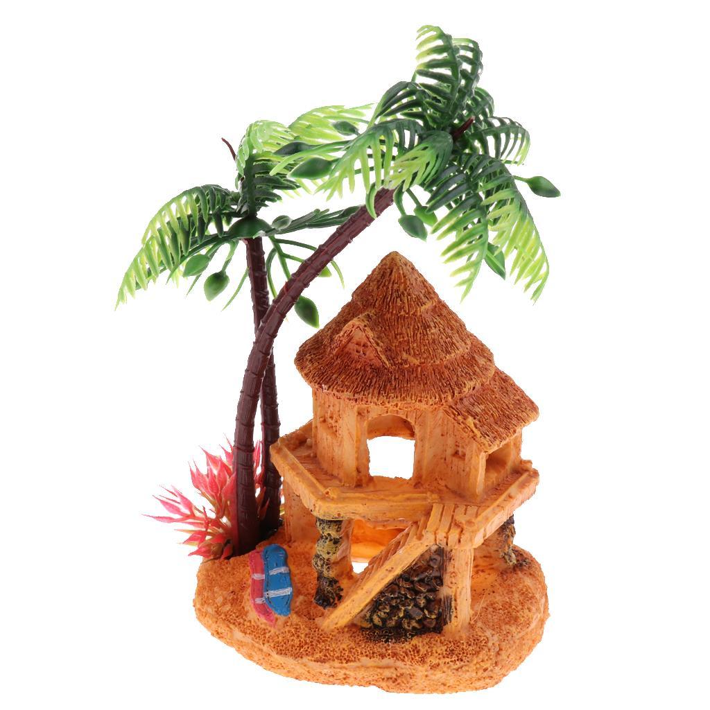 Artificial Coconut Tree Hidden - Aquarium Fish Cave review and price