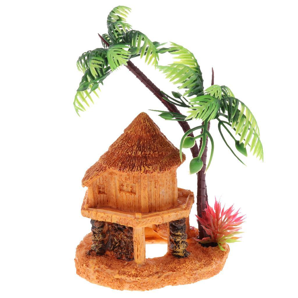 Artificial Coconut Tree Hidden - Aquarium Fish Cave review and price