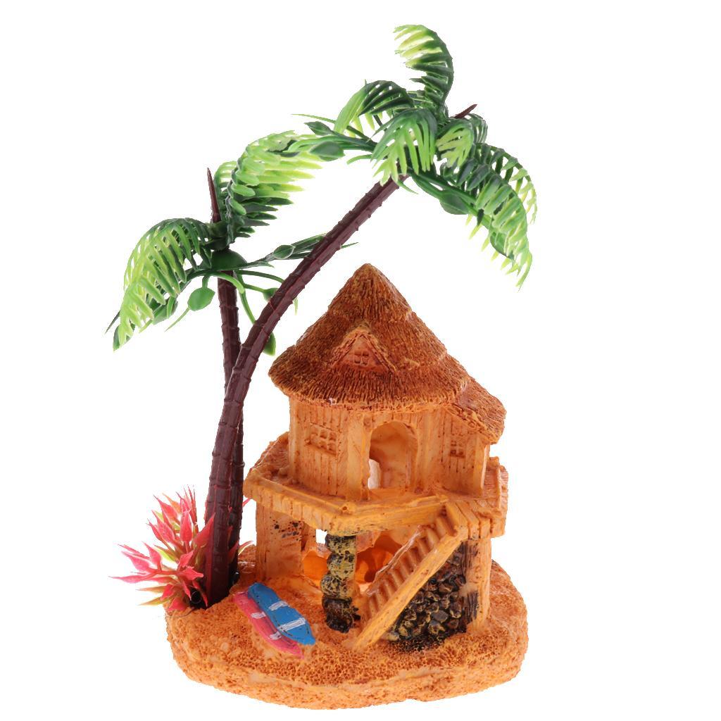 Artificial Coconut Tree Hidden - Aquarium Fish Cave review and price