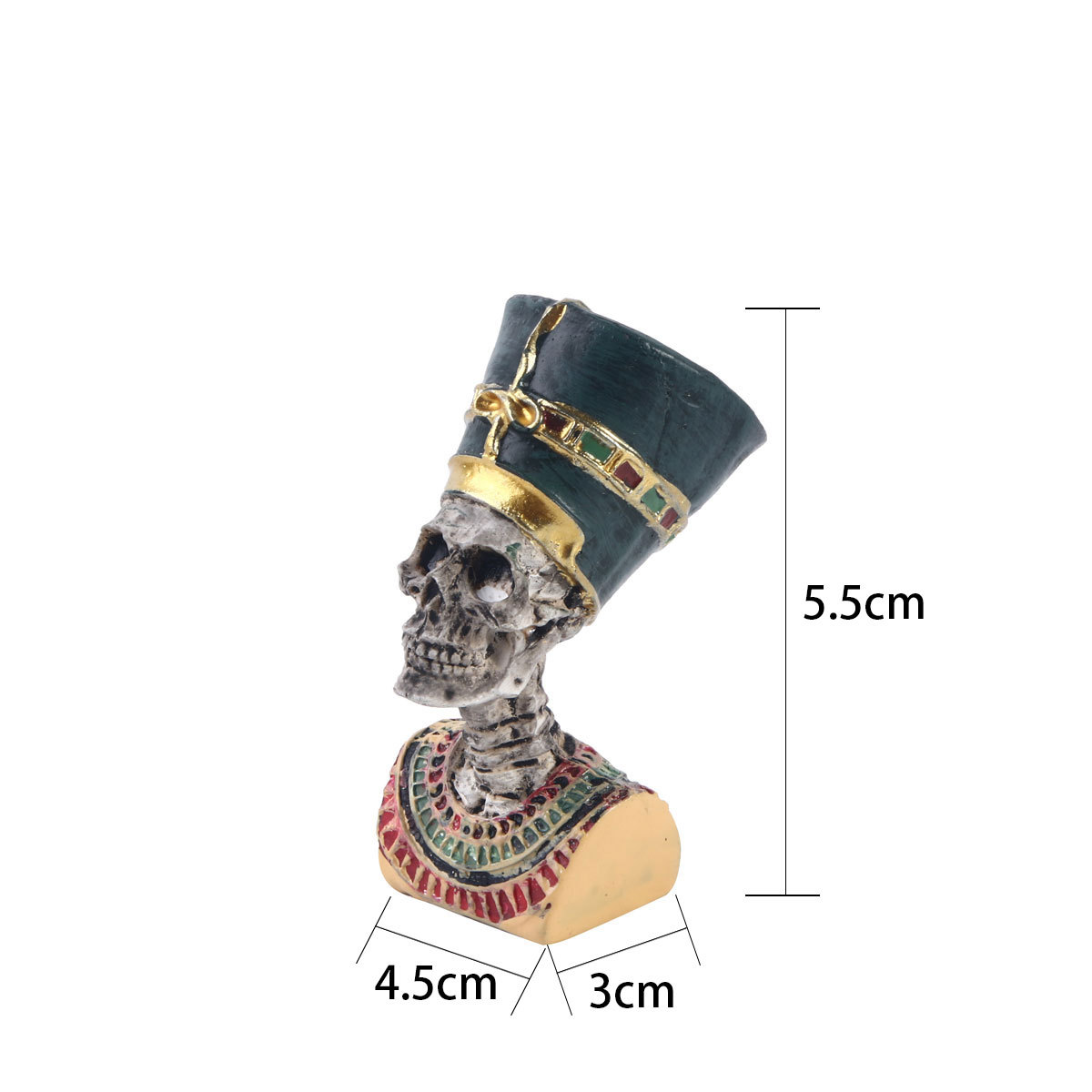 Cleopatra Skull Resin Figurine - Aquarium Fish Jar review and price