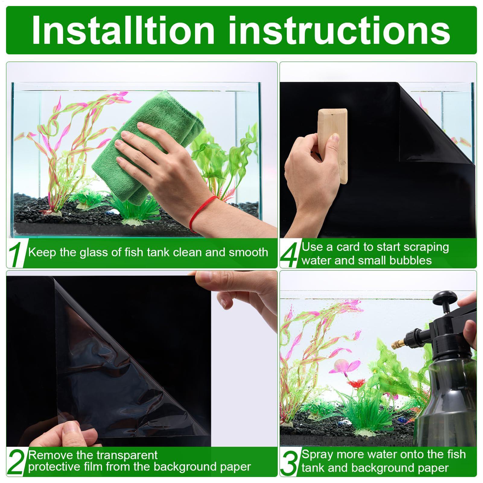 Fish Tank Background Static Cl - Aquarium Fish Poster review and price