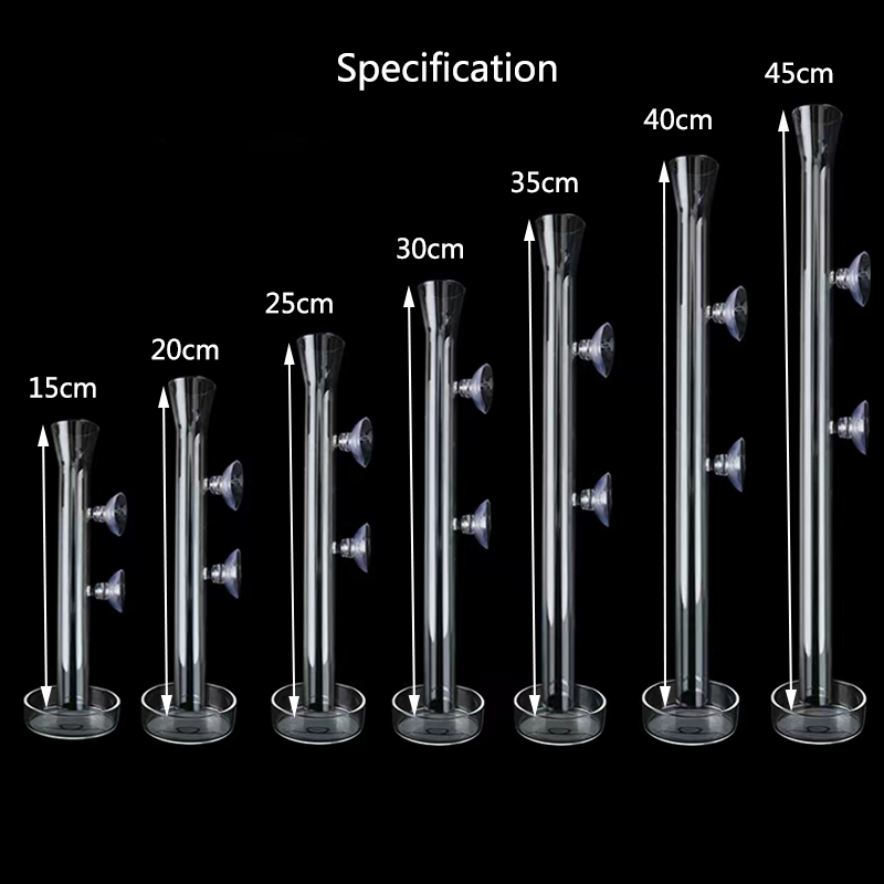 Glass Aquarium Feeder Tube Dis - Aquarium Fish Jar review and price
