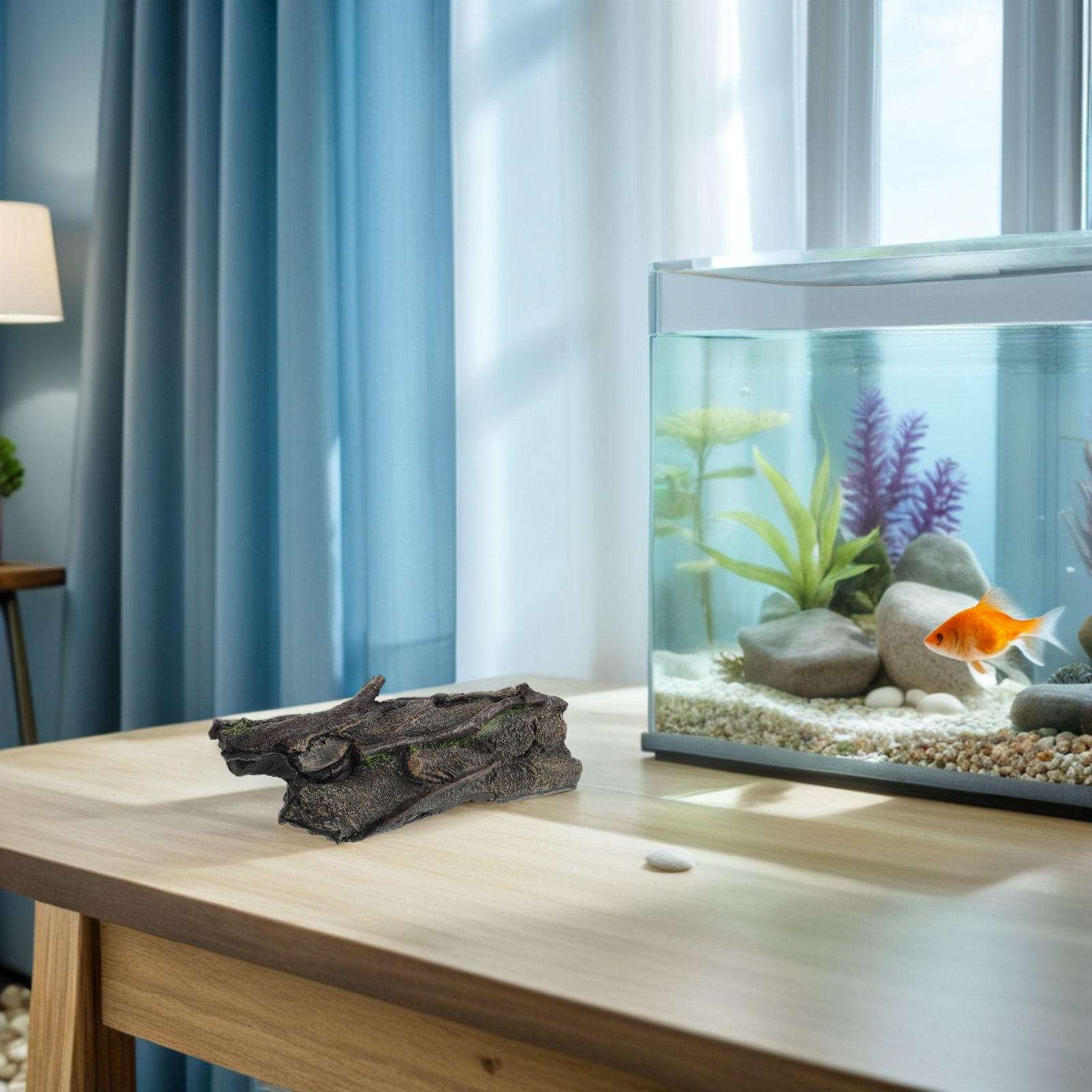 Resin Hollow Tree Trunk Aquari - Aquarium Fish Cave review and price