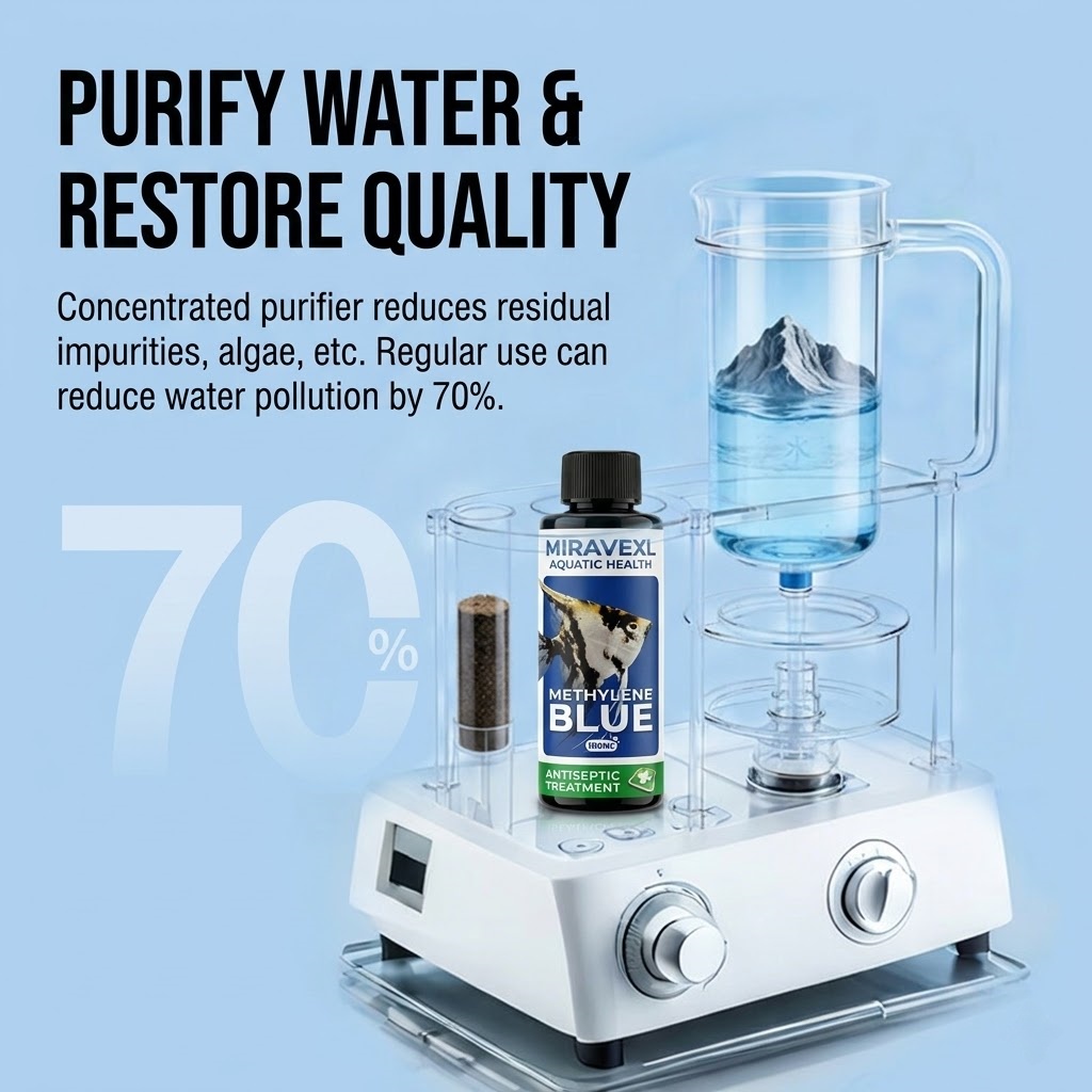 MIRAVEXL 100ml Methylene Blue  - Aquarium Fish Parasites review and price