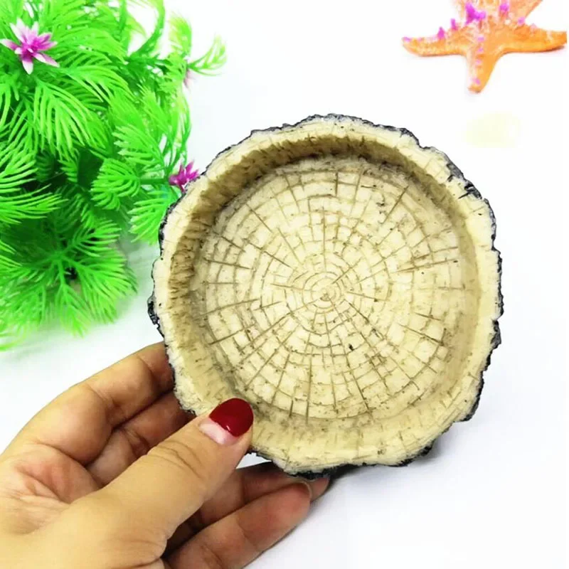 Pet Reptile Feeder Bowl Resin  - Aquarium Fish Jar review and price