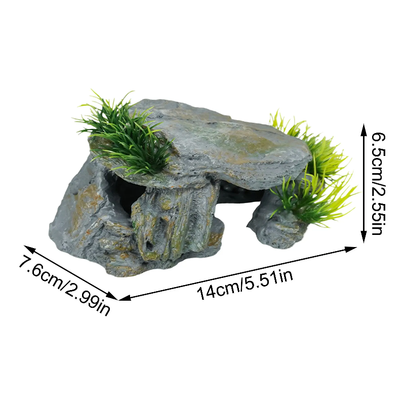 Reptile Rock Hide Cave Natural - Aquarium Fish Cave review and price