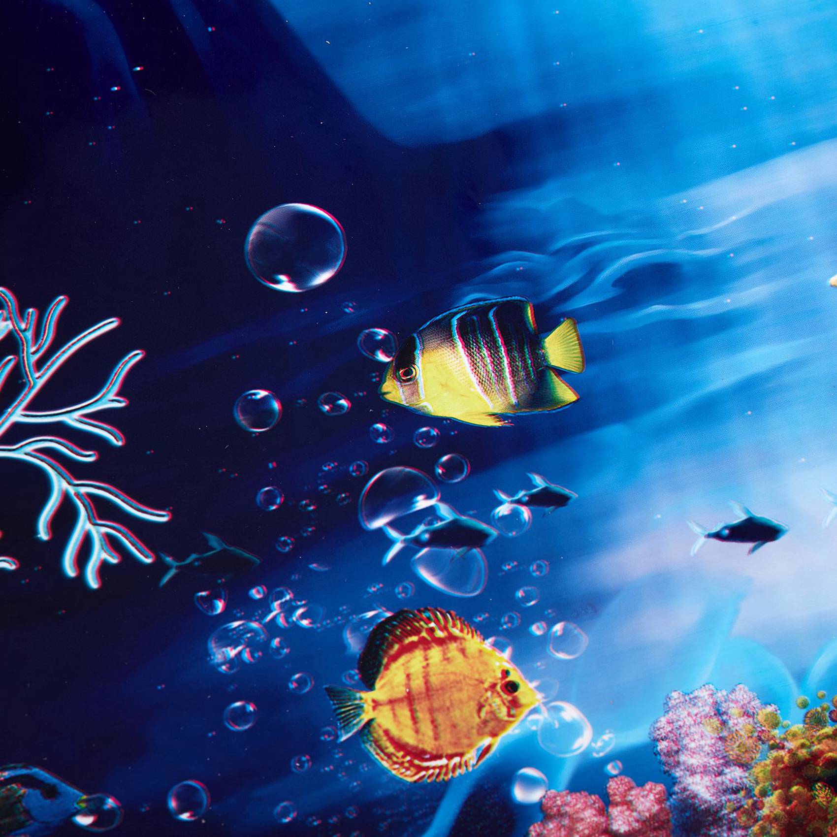 2X Blue Fresh Sea Background A - Aquarium Fish Poster review and price