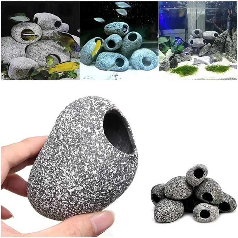 1/2Pcs Aquarium Cichlid Stone  - Aquarium Fish Cave review and price
