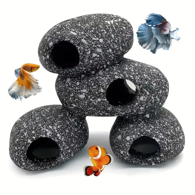 1/2Pcs Aquarium Cichlid Stone  - Aquarium Fish Cave review and price